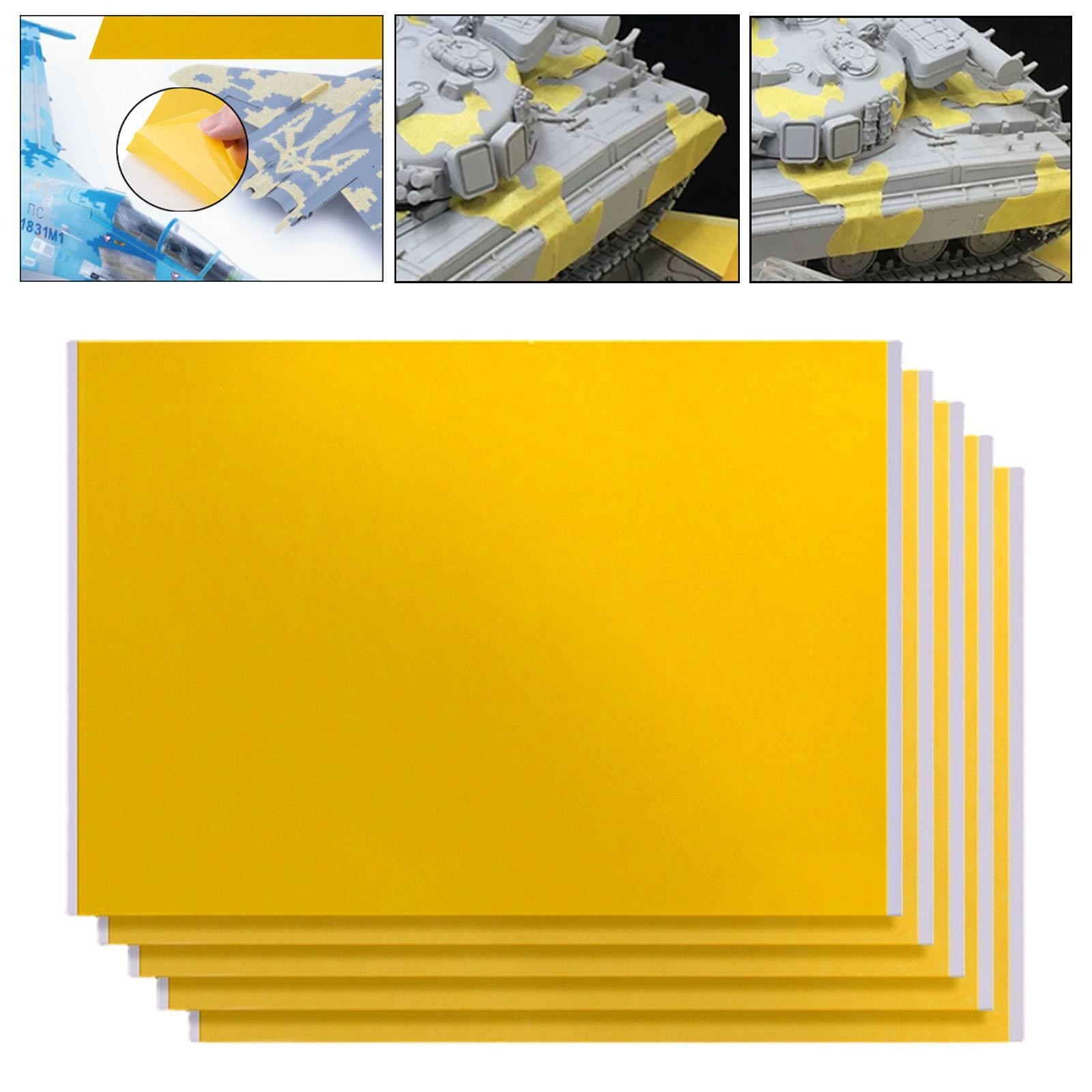 5Pcs Masking Tape Sheet Versatile for DIY Projects Diorama Modeling Painting