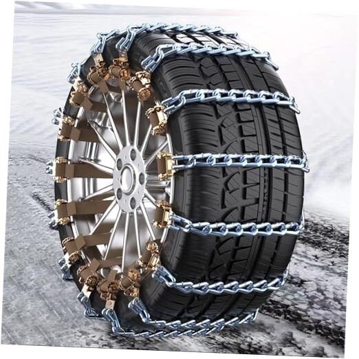 Snow Chains 10 Packs Snow Tire Chains - Emergency Anti-Slip Tire Traction