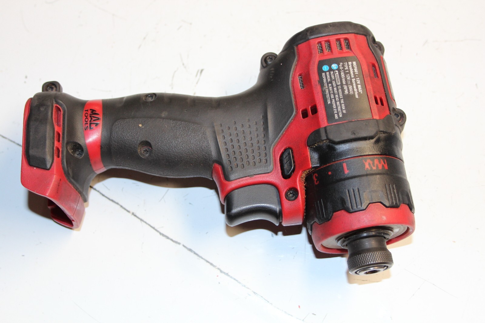 Mac Tools MCF601 12V MAX* 1/4" drive Brushless Screwdriver (Tool Only)