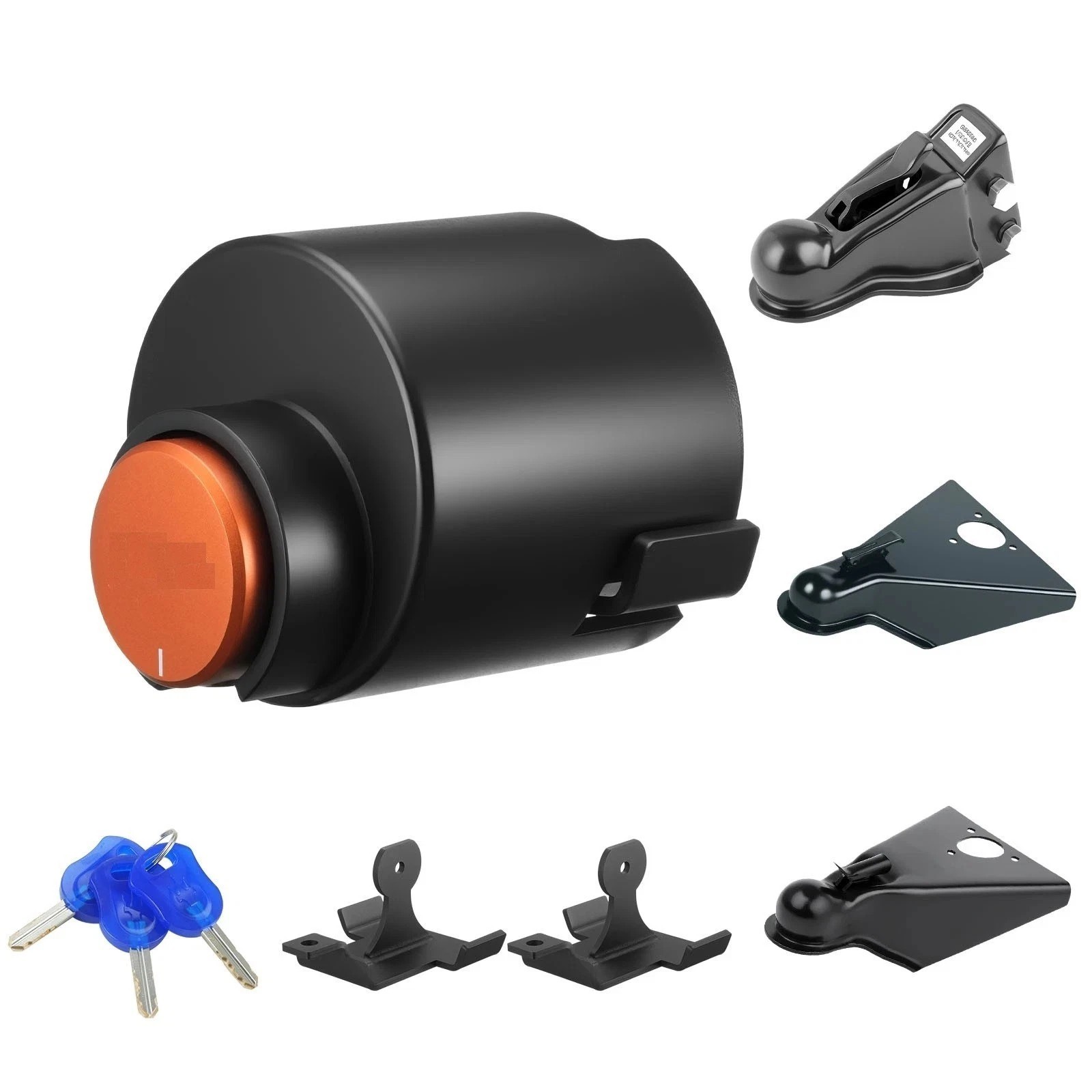 Trailer Coupler Lock Fits 2 & 2-5/16-Inch Couplers Trailer Tongue Lock