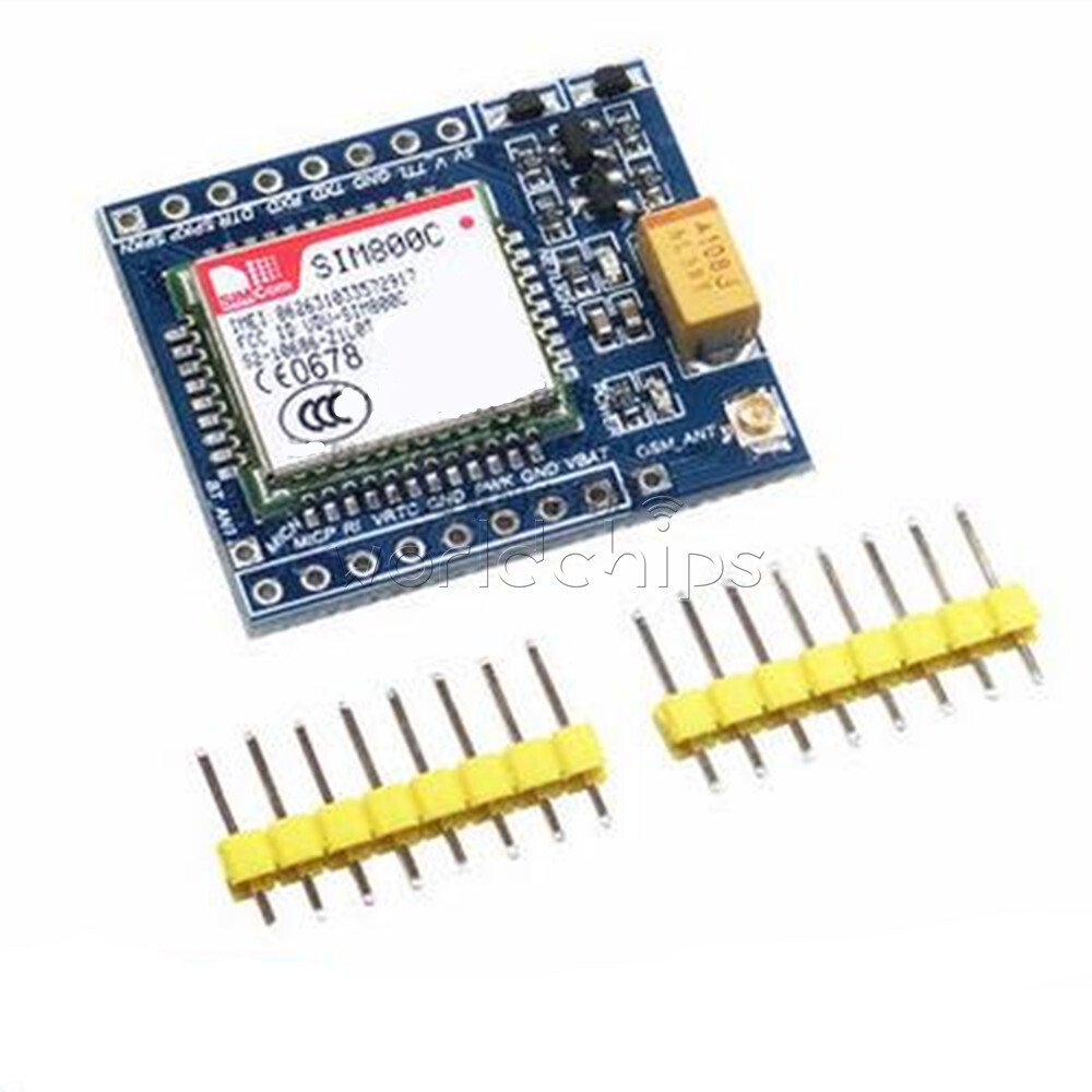 GSM SIM800C GPRS Module 5V/3.3V TTL STM32 C51 with Bluetooth & TTS for Arduino