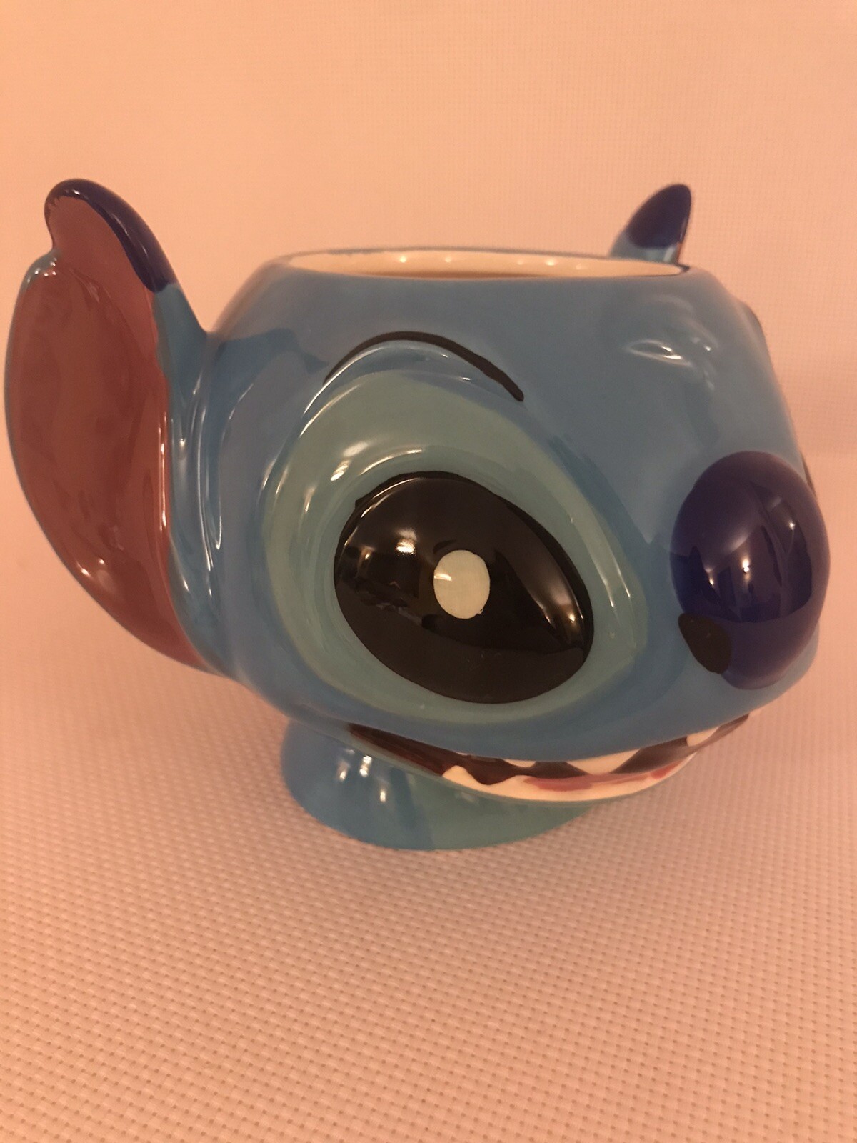 Asda Disney Stitch 3D Shaped Blue Mug Cup