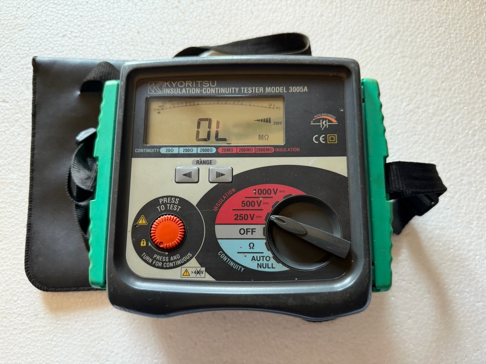 KYORITSU DIGITAL INSULATION-CONTINUITY TESTER MODEL 3005A*fast Shipping *