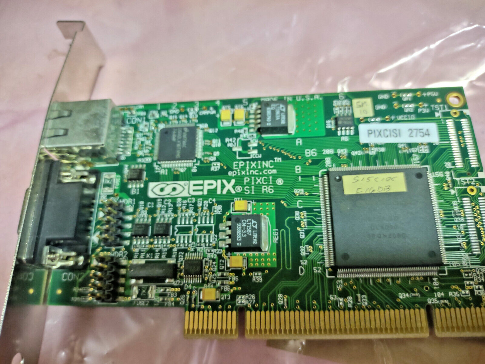 Epix PIXCISI 2754 Frame Grabber PCI Card