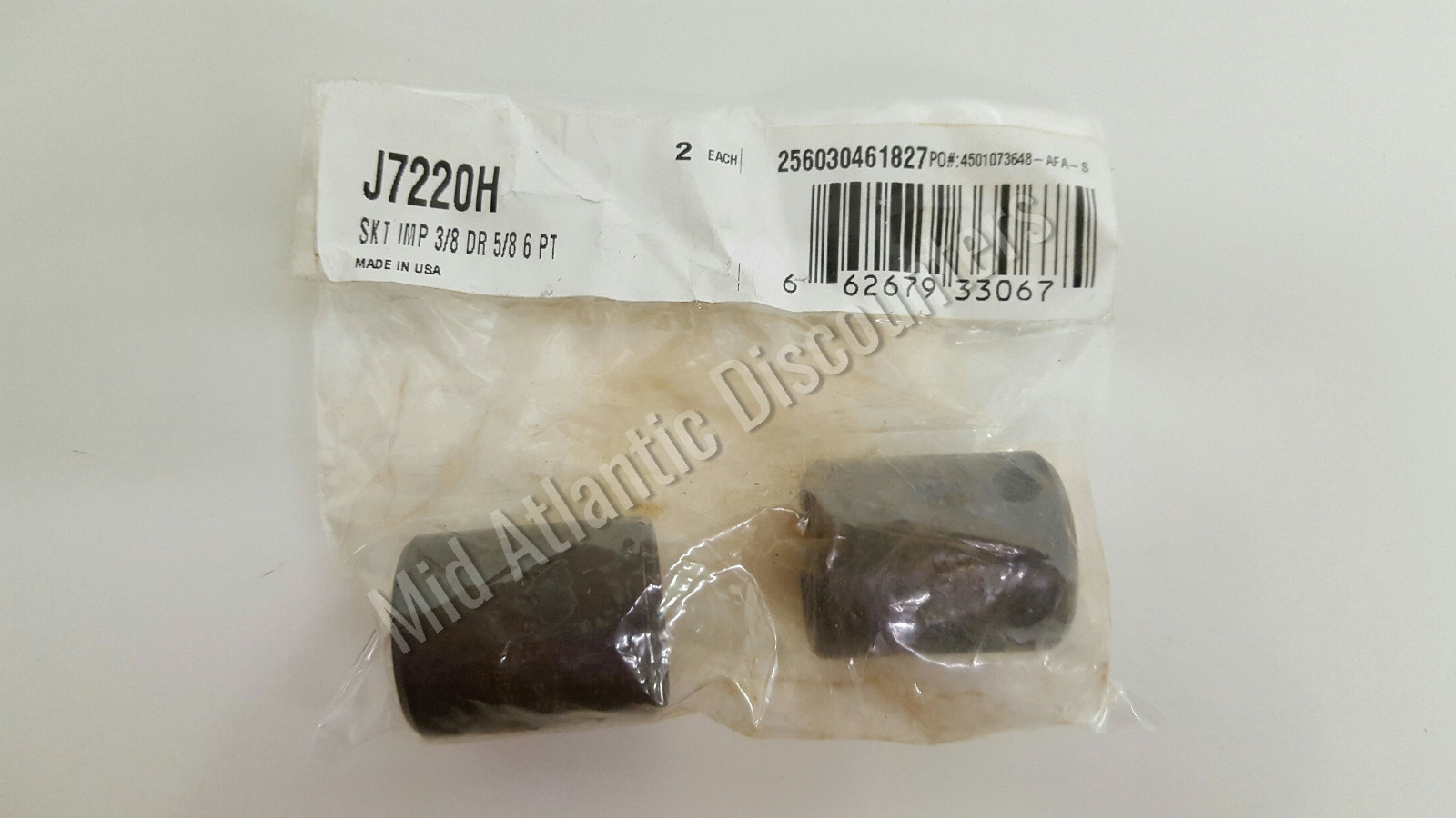 2 Proto J7220H Impact Socket 3/8" Drive 5/8" 6 Point