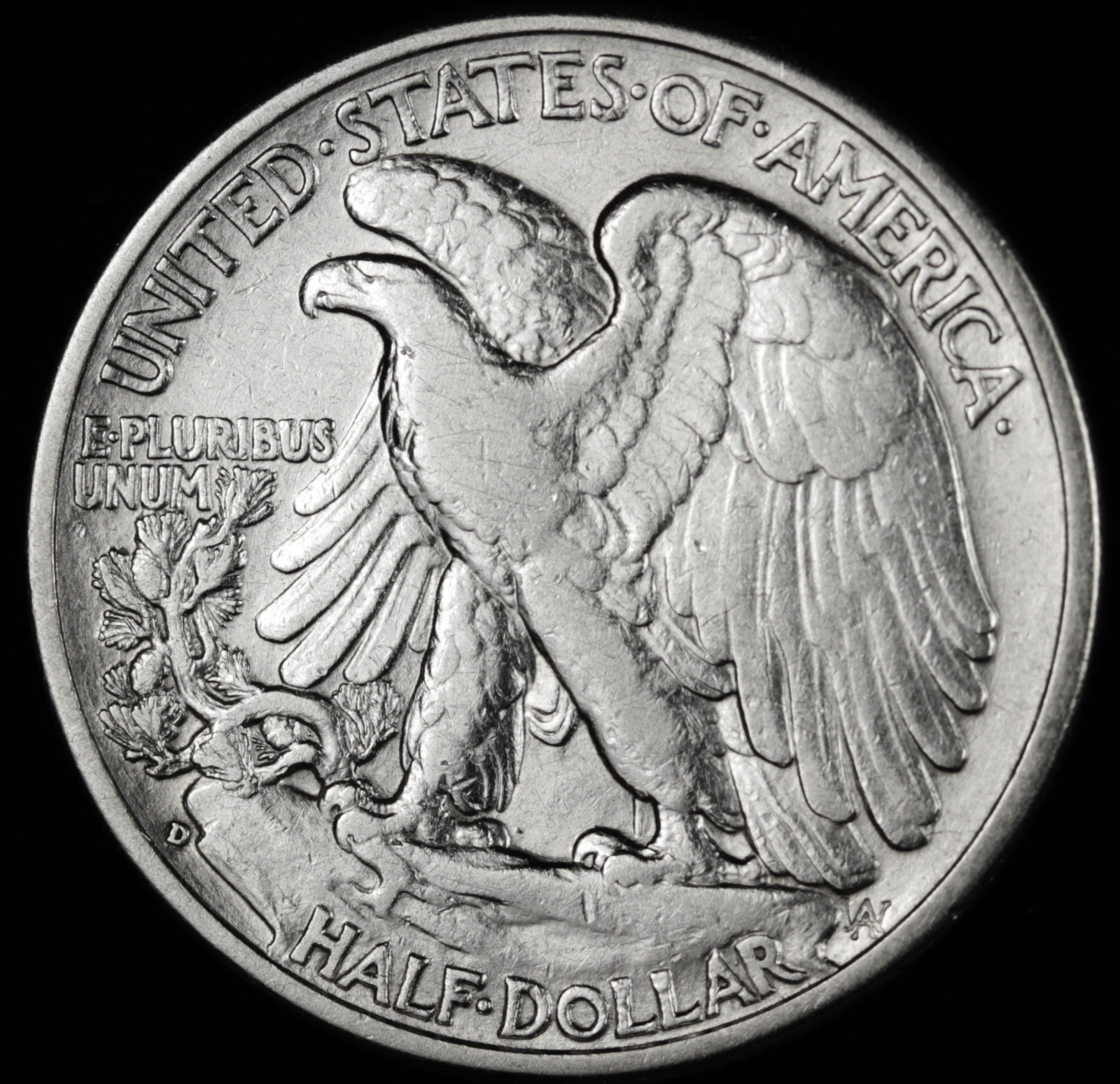 1937-d Walking Liberty Half. High Grade. (Inventory E)