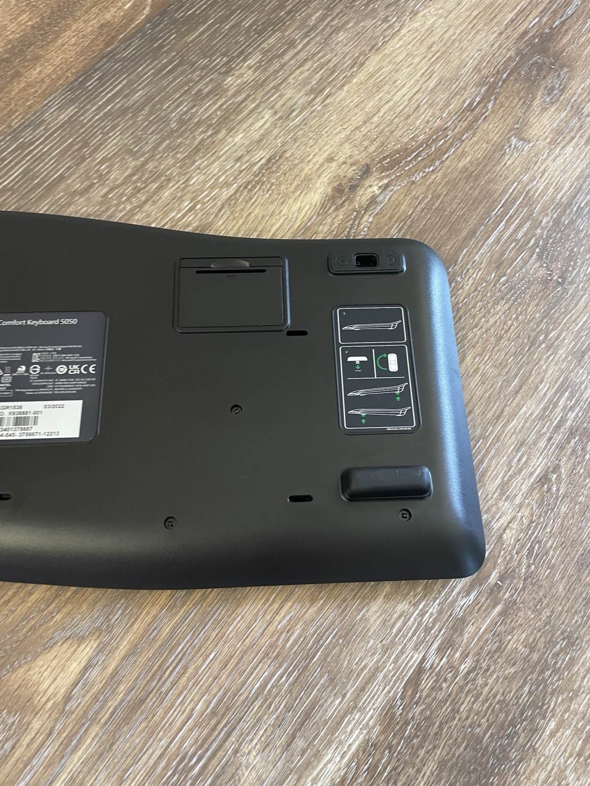 NO DONGLE Microsoft Windows Wireless Comfort 5050 Desktop Keyboard Mouse - READ