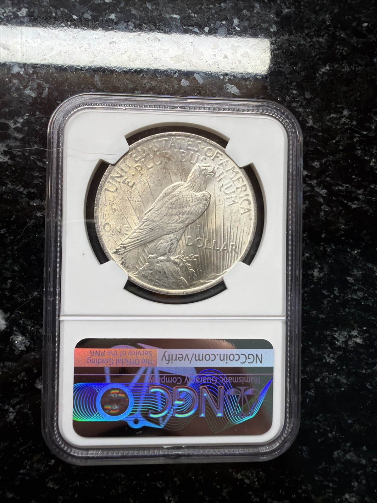 1923 SILVER Peace Dollar NGC MS63- STUNNING!