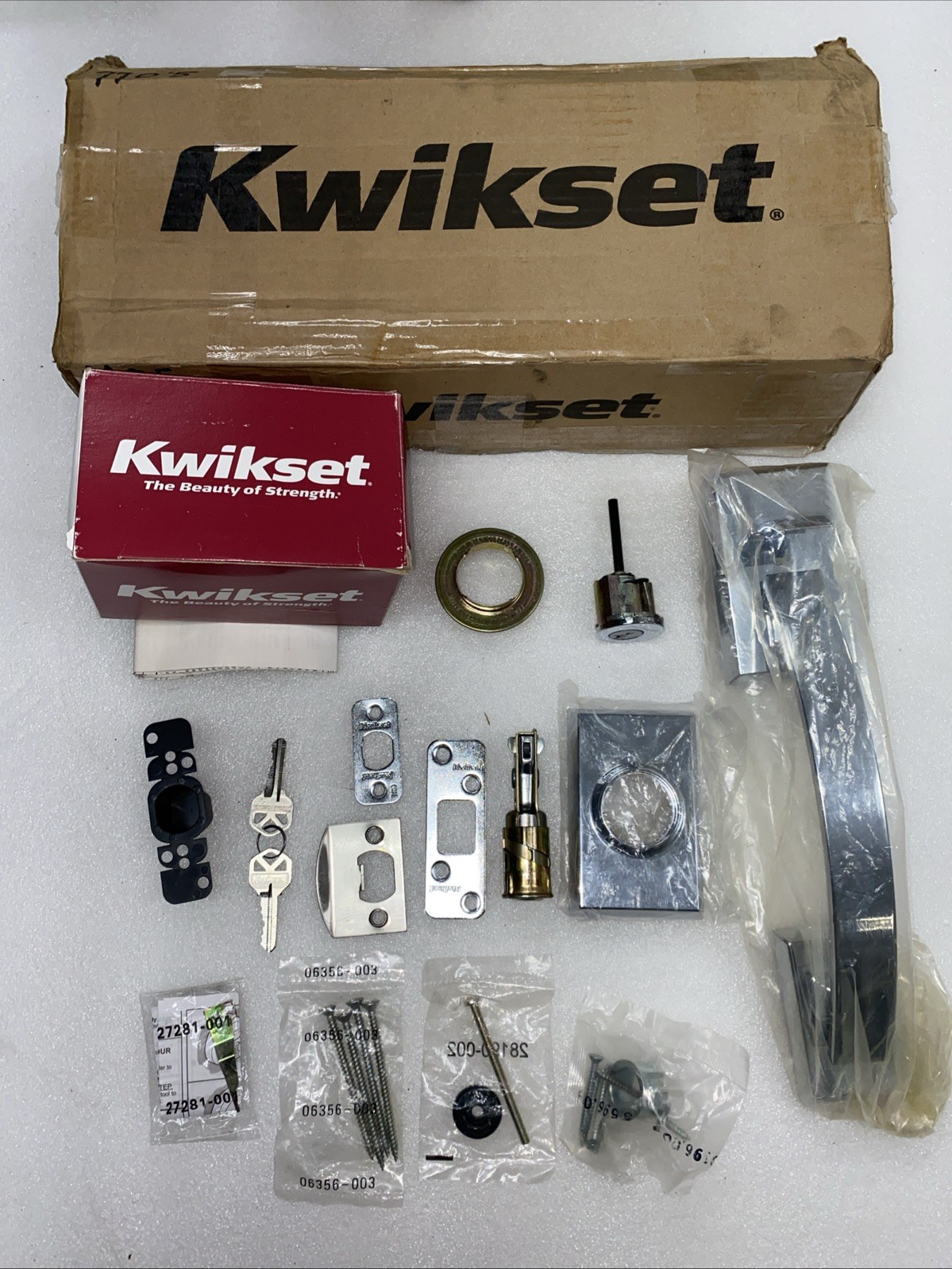 Kwikset 800TVH LIP 26 SMT RCS Tavaris Single Cylinder Exterior Handleset Chrome