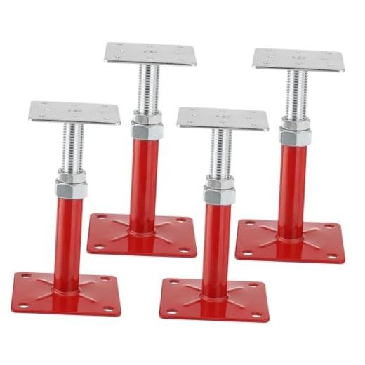 5-8" House Floor Jacks Adjustable Screw Jacks Post, Foundation Jacks for 4X