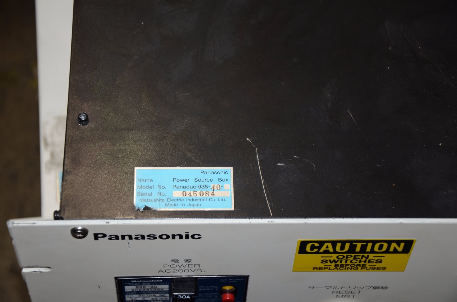 Panasonic Panadac 936-40 936 Power Source Power Supply