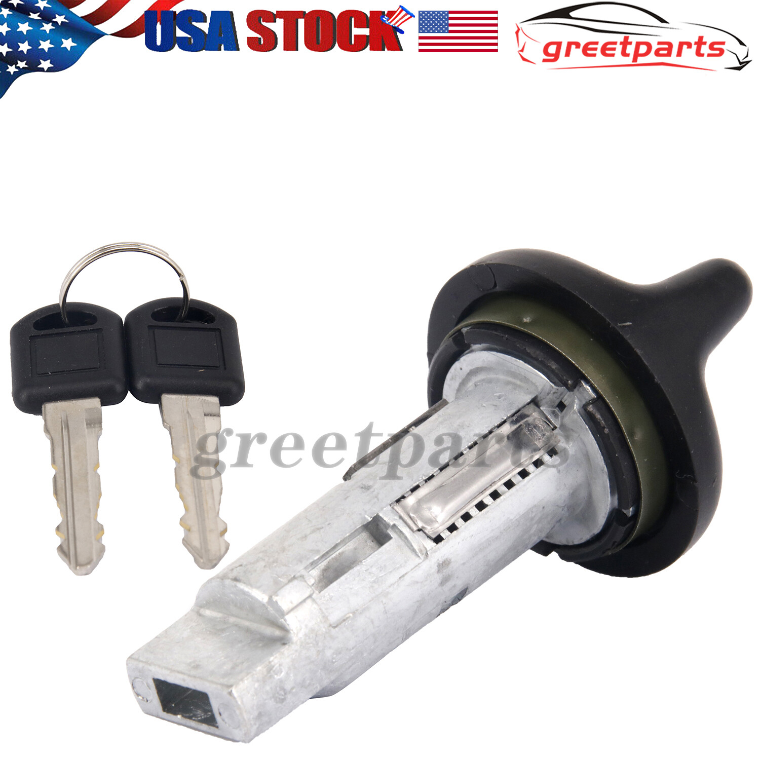 New Ignition Key Switch Lock Cylinder & Door Lock Tumbler Set 2 Keys For GM