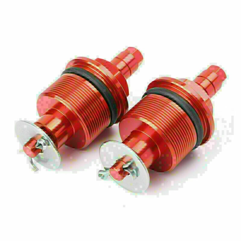 Pair Front Shock Absorber Regulator Adjuster Bolt Screw CNC Fit Honda CBF125 RED
