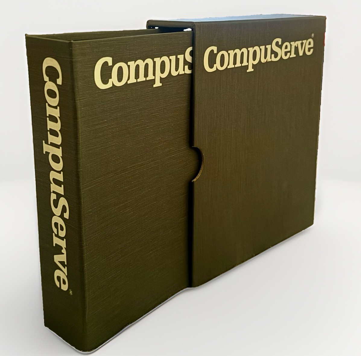 Vintage CompuServe Binder Information Service DOS Computers V1 Guide  Set RARE