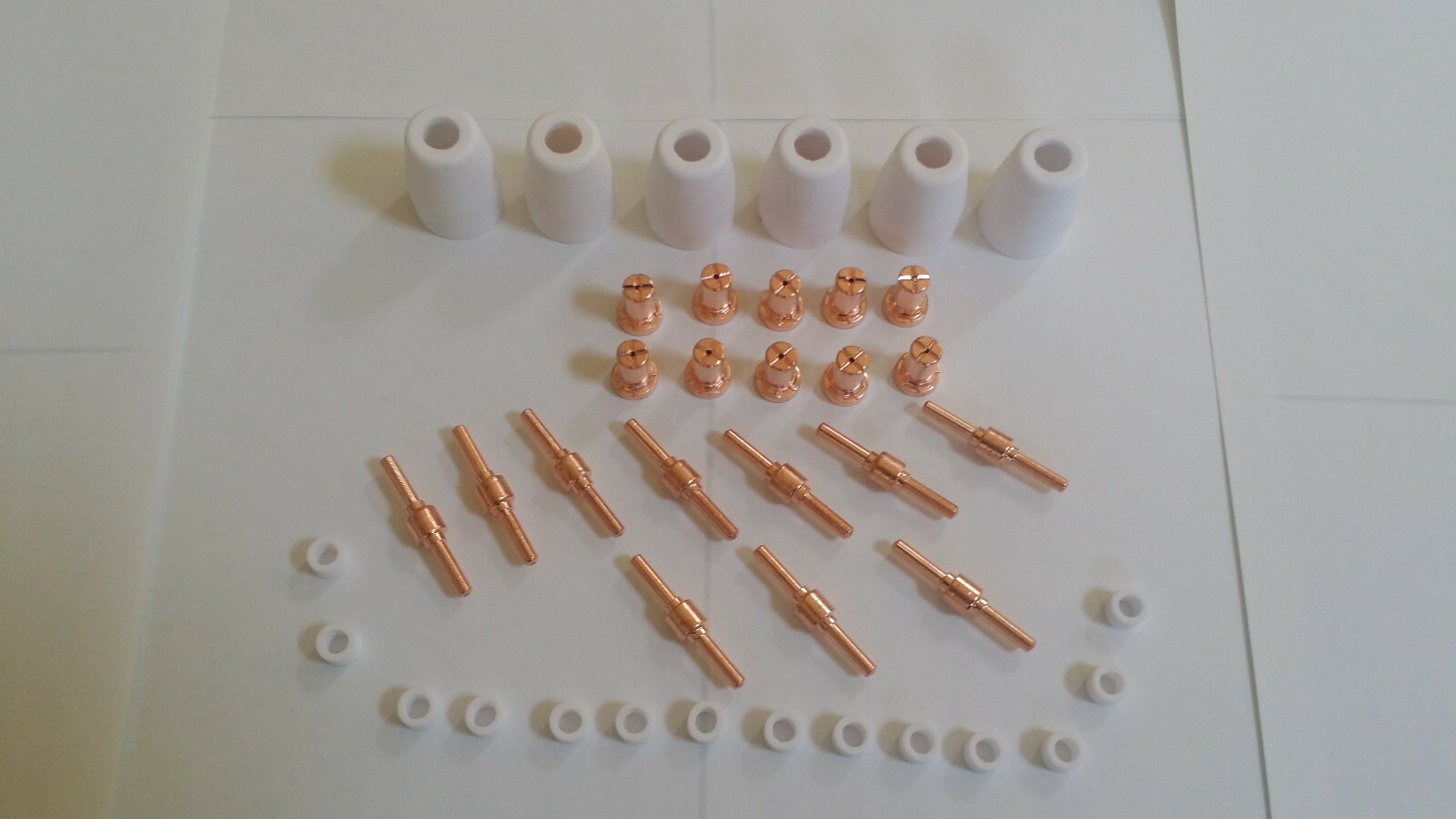 REBOOT RBC-5000D PLASMA CUTTER CONSUMABLES 40PCS COPPER EXTENDED CONSUMABLES USA