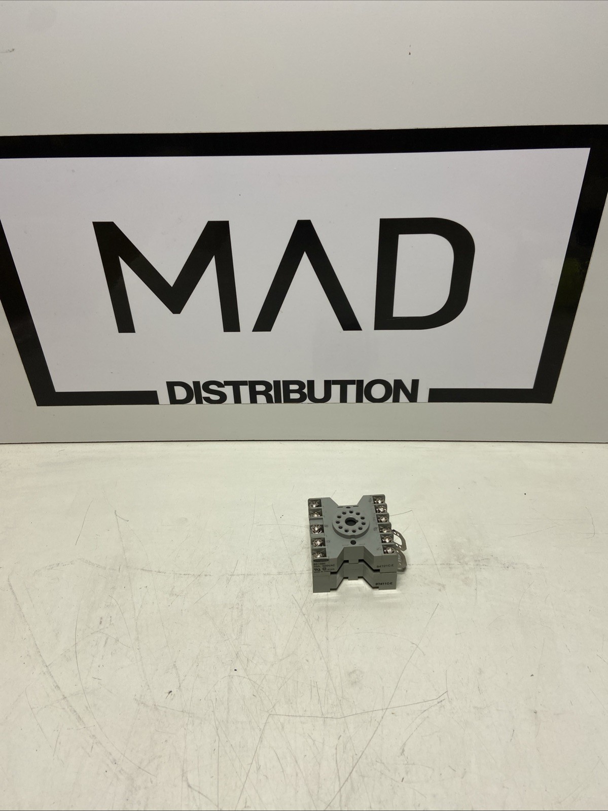 DAYTON 6X156E 10A 300VAC RELAY SOCKET Lot of 2
