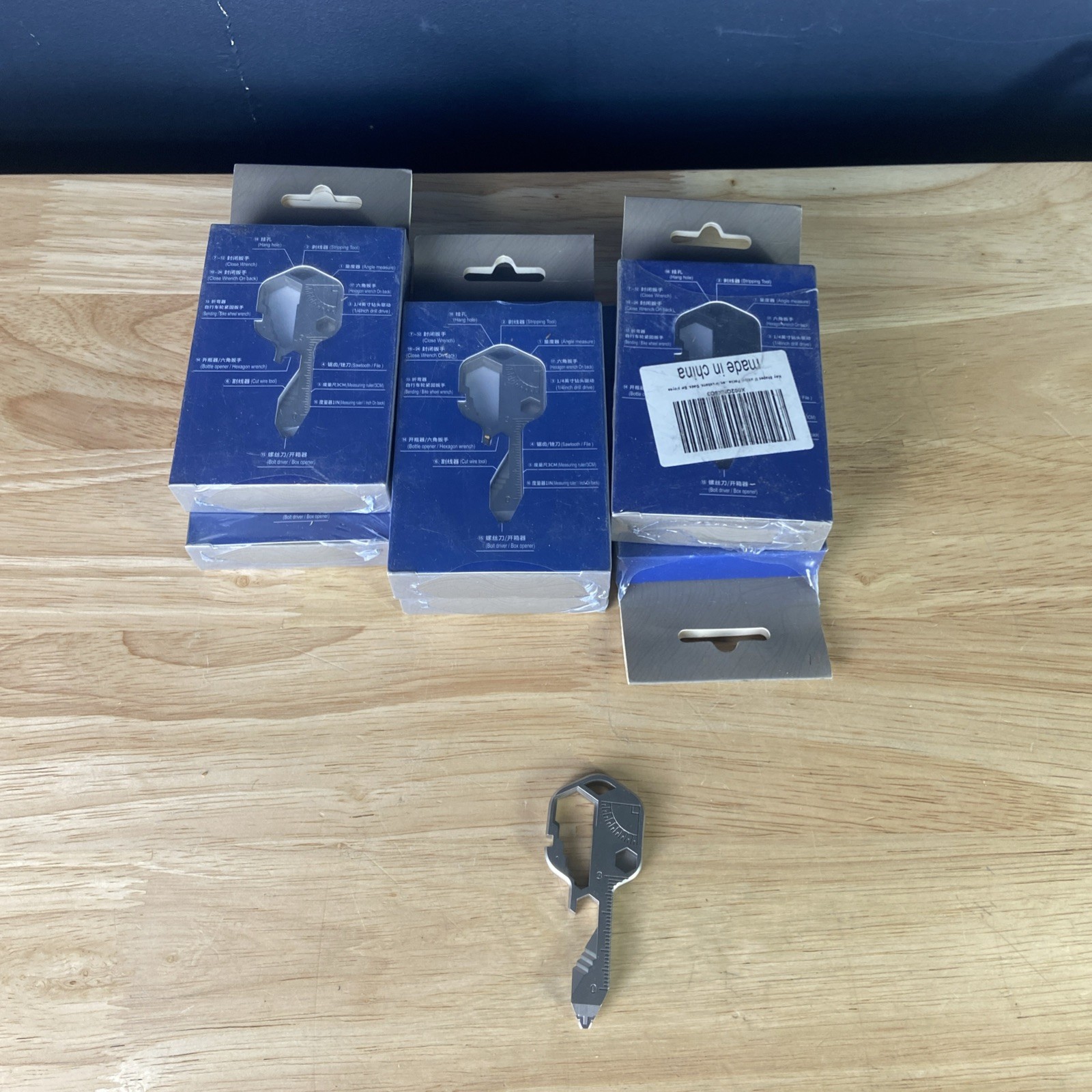 Multi-Tool Keychain Screwdriver Survival Camping Outdoor - Lot Of 6