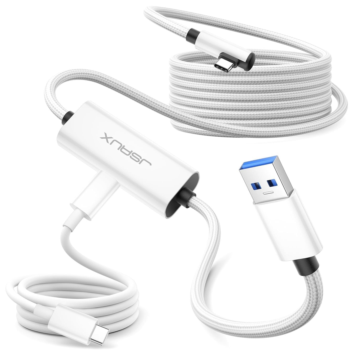 Versatile 16FT Charging Link Cable - Play & Charge for Meta Quest VR Systems