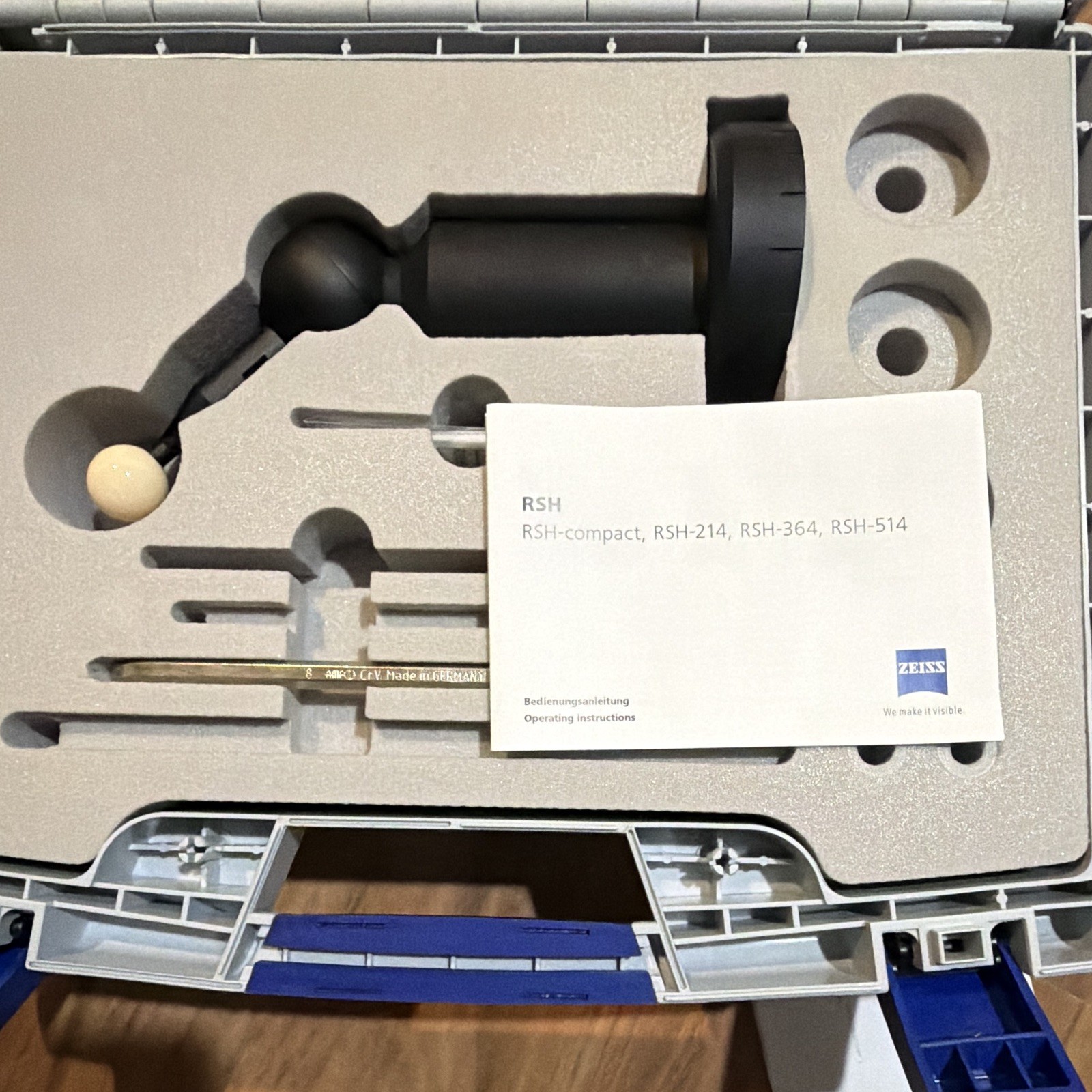 ZEISS RSH CMM Probe Kit w/ Case & Operating Instructions, RSH-compact