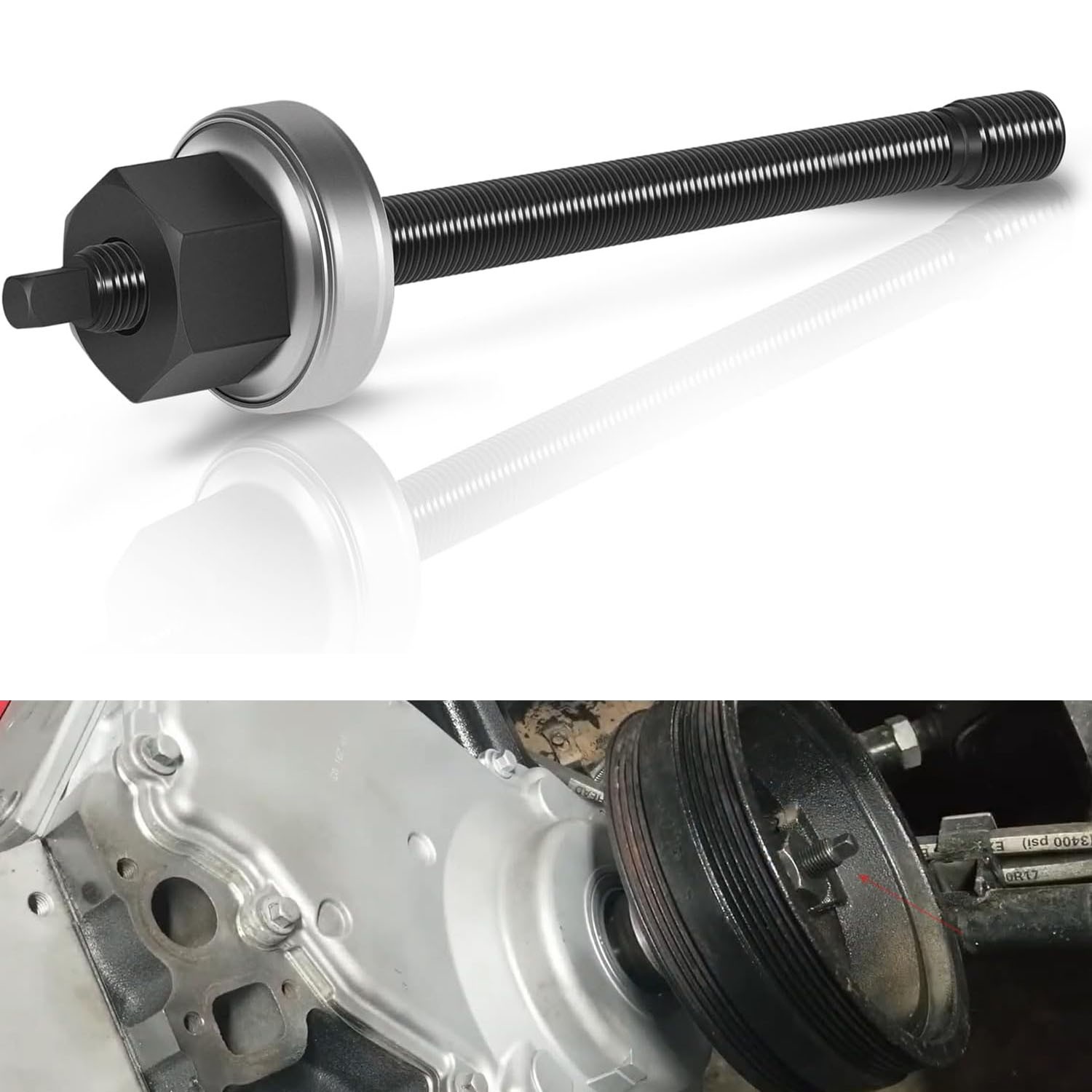 LS Harmonic Balancer Puller Installer Kit M16 x 2.0 For GM LS LT V8 Gen 3 4 5