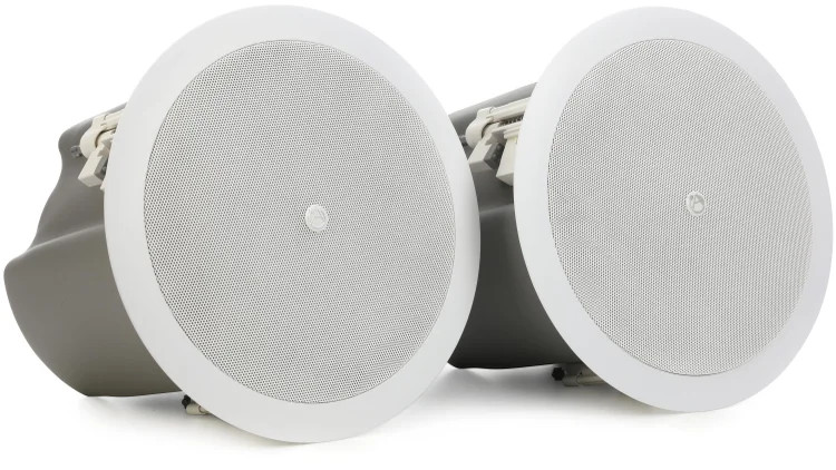 AtlasIED FAP63T 32W 6.5-inch 32W 70V/100V Ceiling Speaker System - White (Pair)