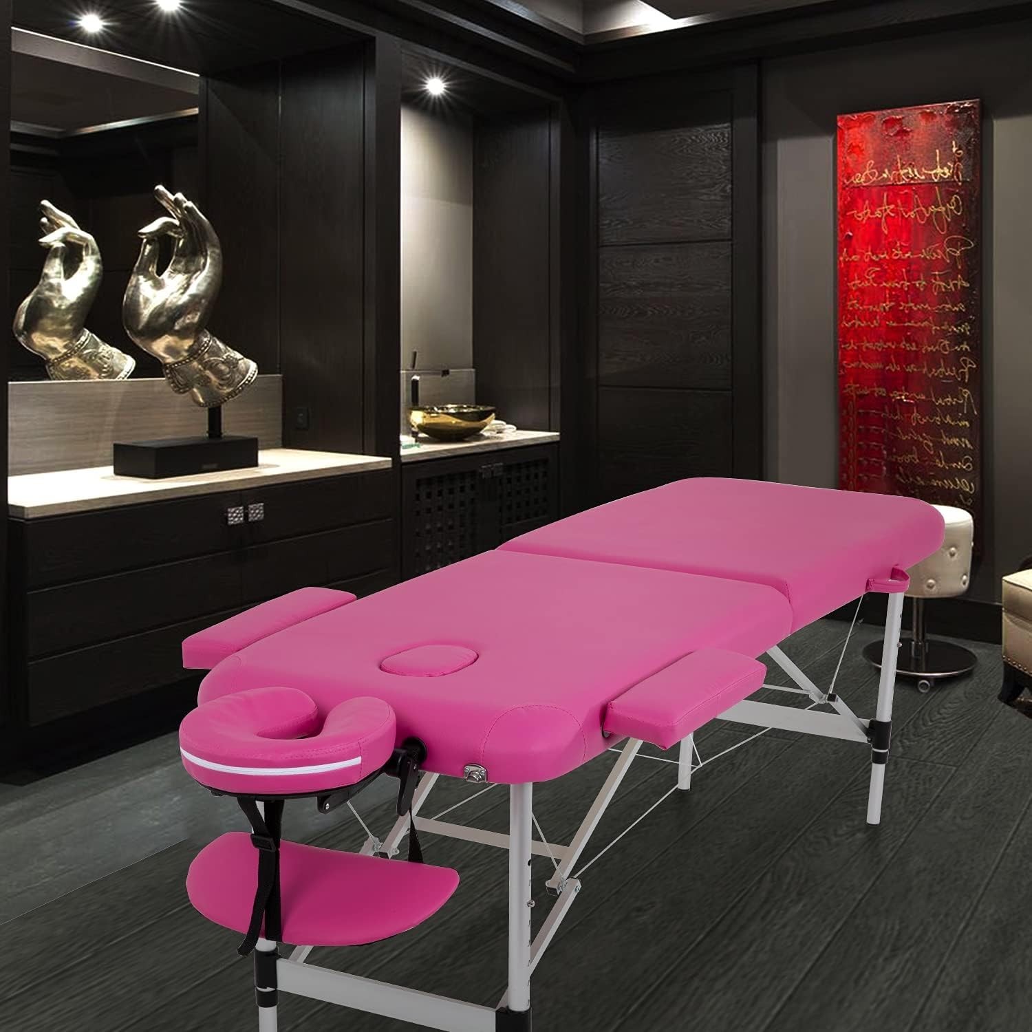 Portable Aluminium Massage Table 24" Wide - Height Adjustable & Lightweight