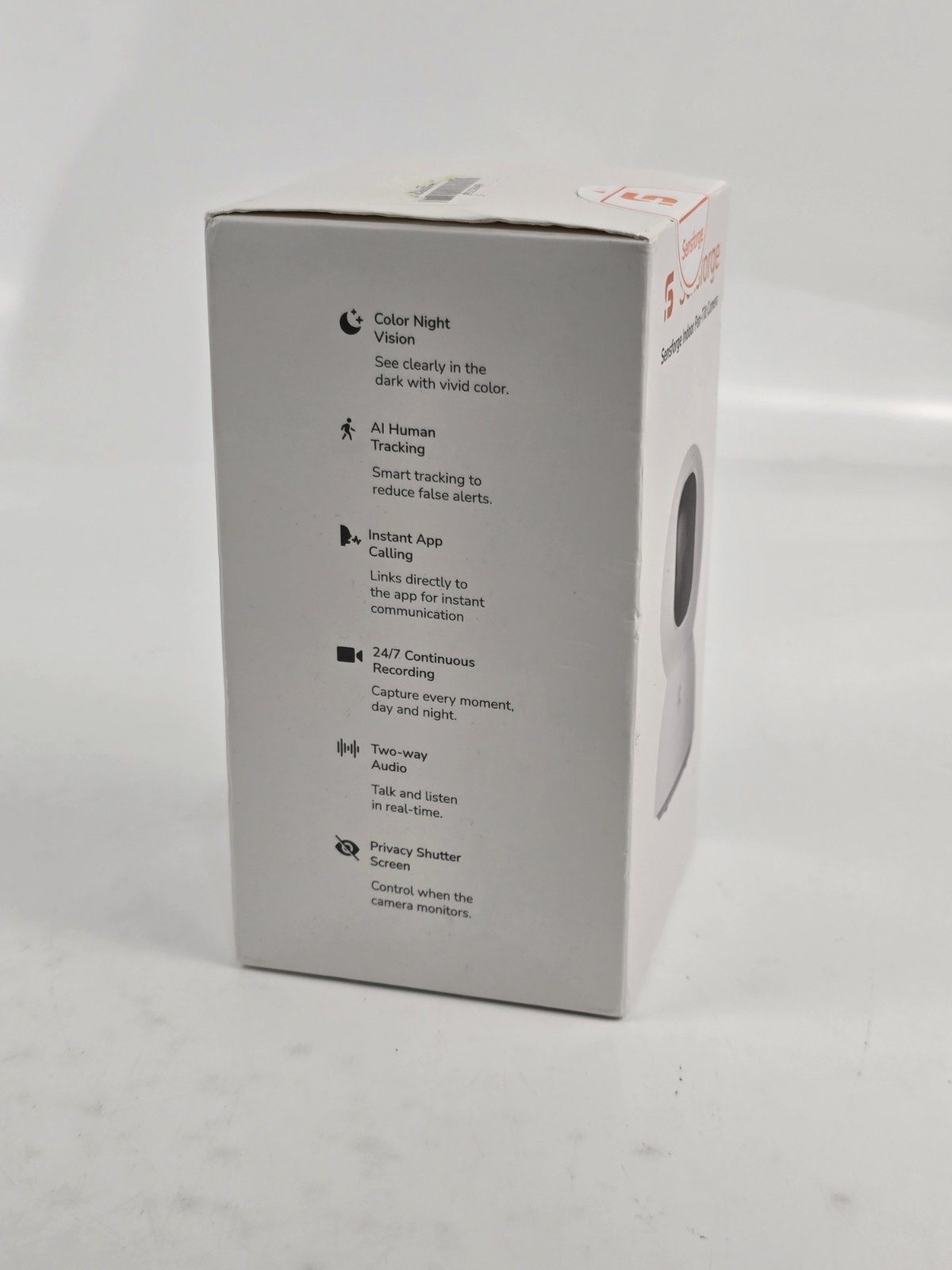 Sensforge Indoor Pan-Tilt Camera White New in Box