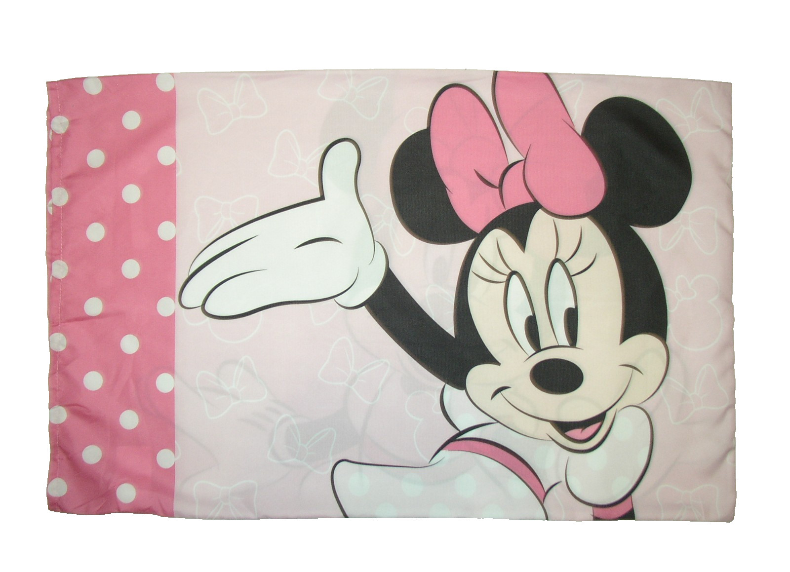 Disney Junior Minnie Mouse Pillowcase Pillow Case Double Sided Polyester