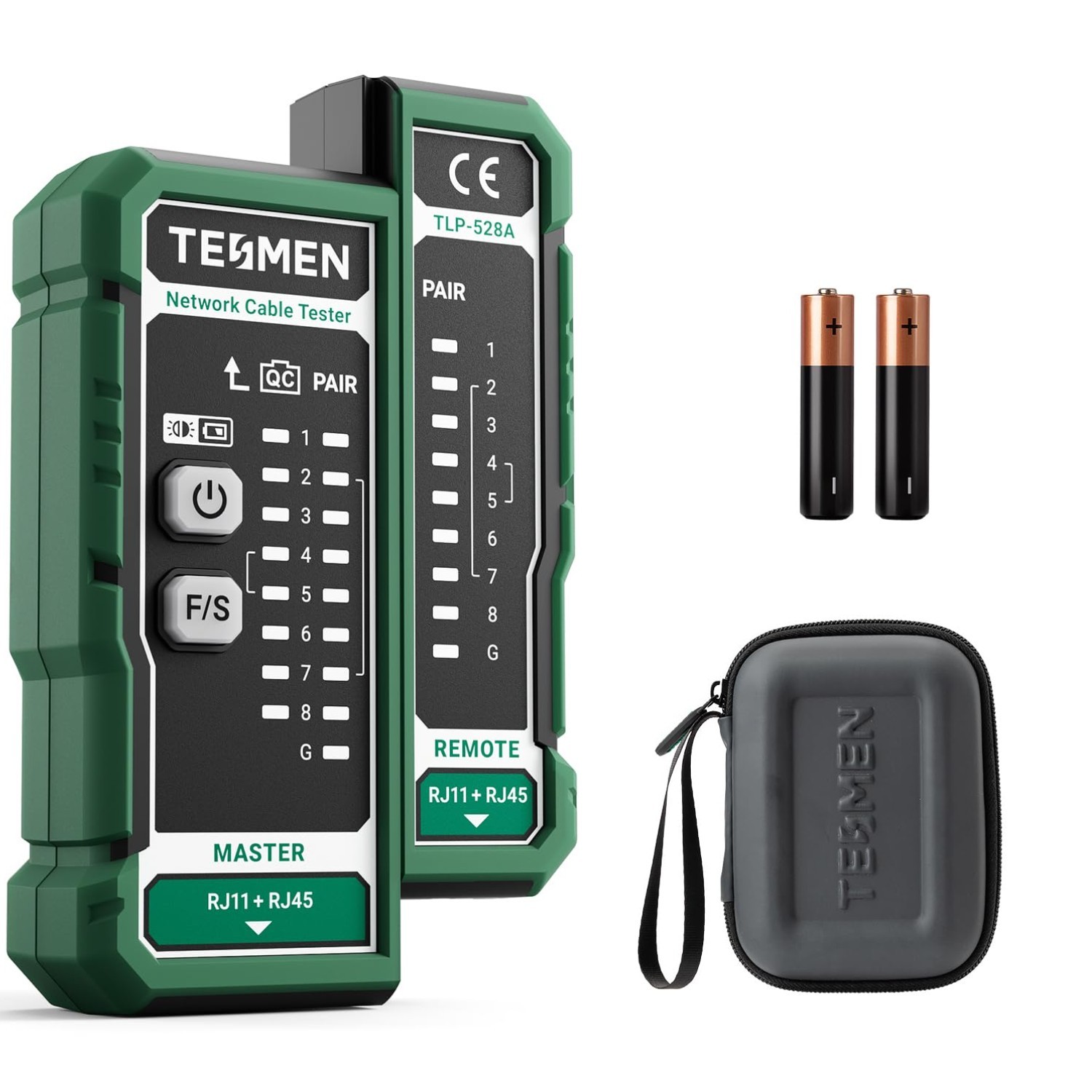 TLP-528A Network Cable Tester For RJ11 RJ45, Ethernet Wire Tester For LAN & TEL