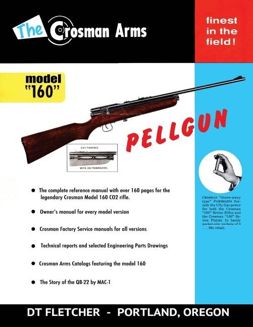 The Crosman Arms Model "160" Pellgun Rifle by DT Fletcher~air pellet gun~NEW!