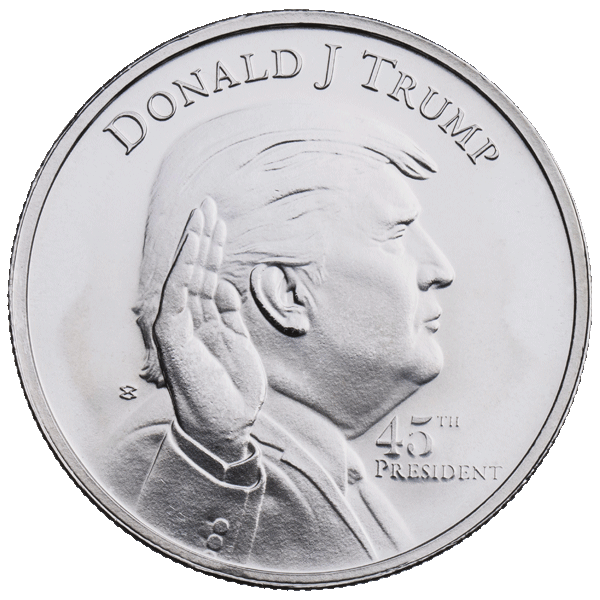 Tube of 20 - 45th President - 1 oz .999 Fine Silver Round