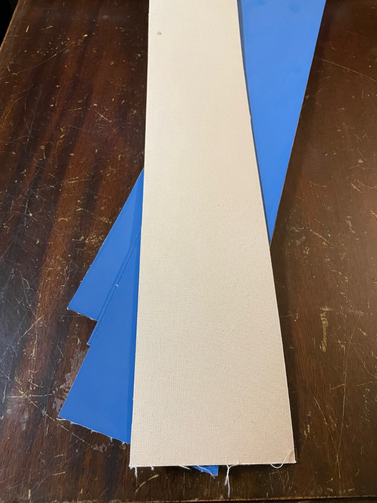 4 Strips of Printing Blanket material  .077" THICK  3" W X 24"L  Lathe Turning