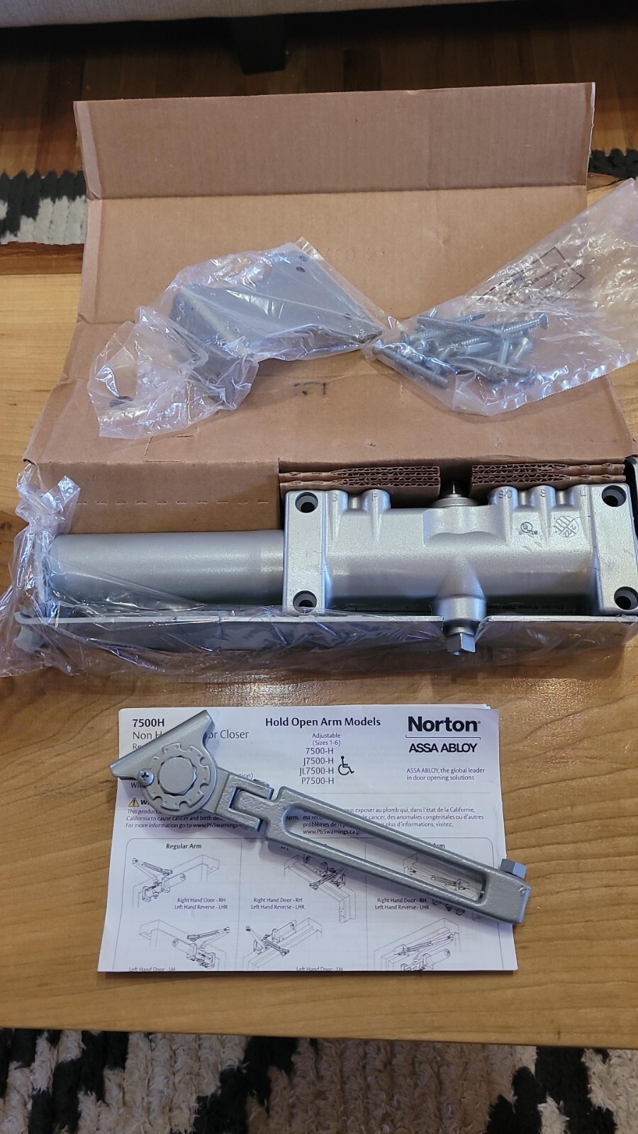 Kolpak 289071075 Closer - Norton 7500H w/ Hold O