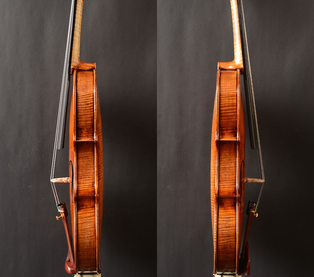 Antonio Stradivari Copy! A Deluxe M20+ 4/4 Violin ！Amzing 1pc back.
