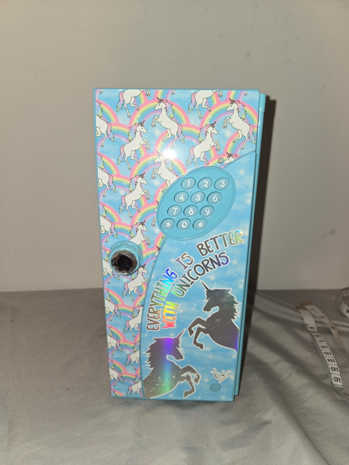 Justice Digital Mini Locker Unicorn Themed Ages 6+ Tested Blue Works
