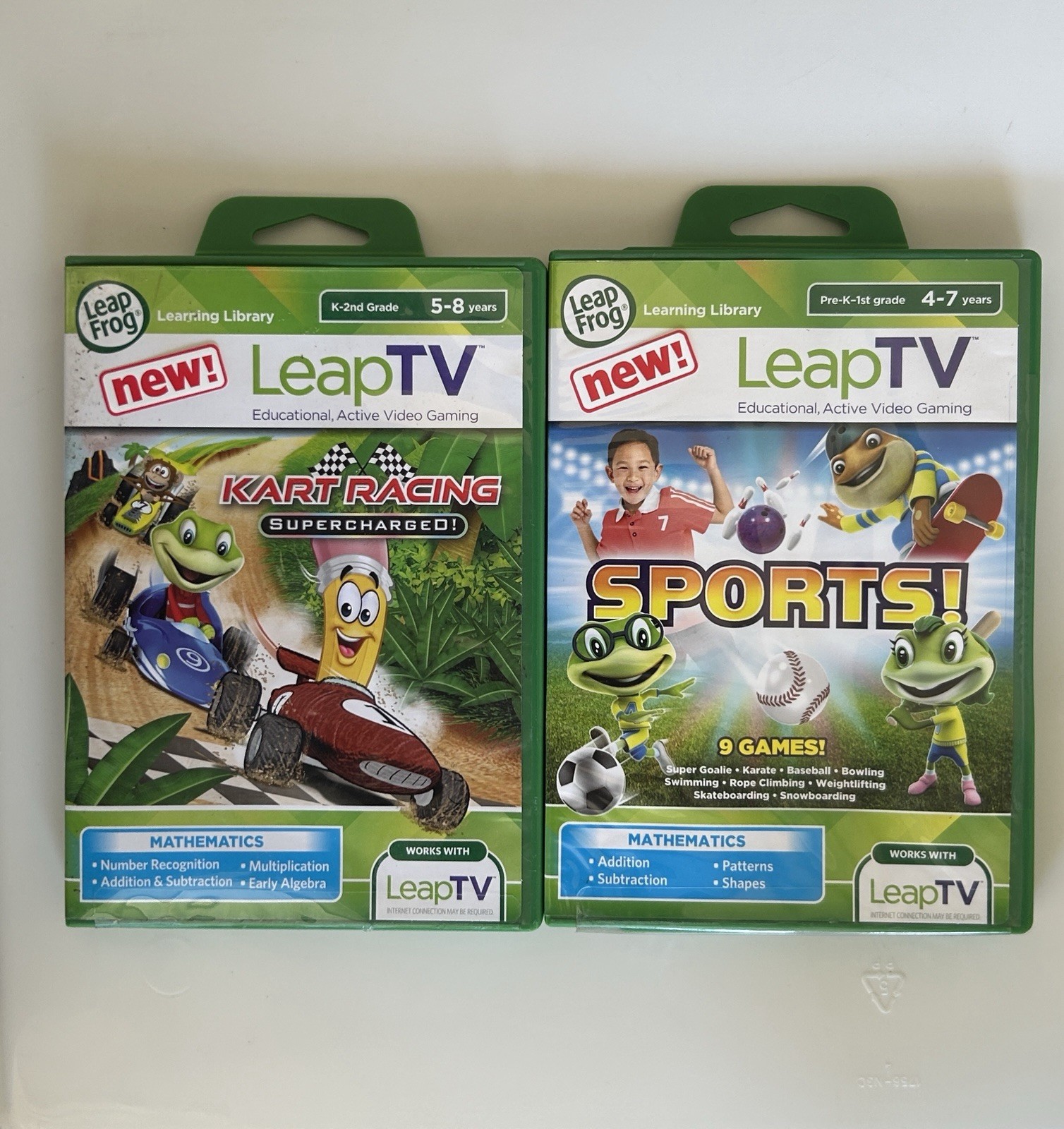 Leapfrog LeapTV Kart Racing Supercharged Educational Video Game BRAND NEW!