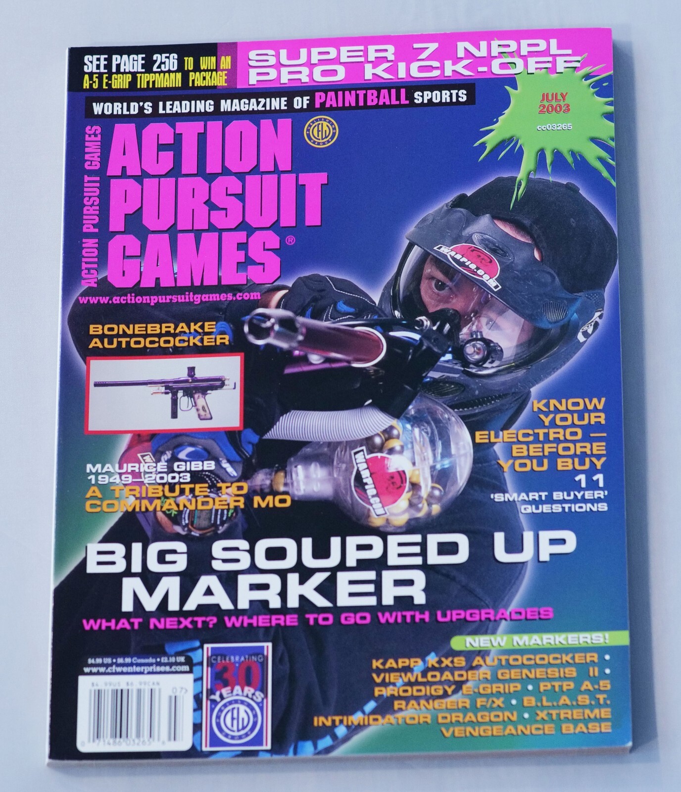 Priced To Sell July 2003 Action Pursuit Games Print Paintball Magazine