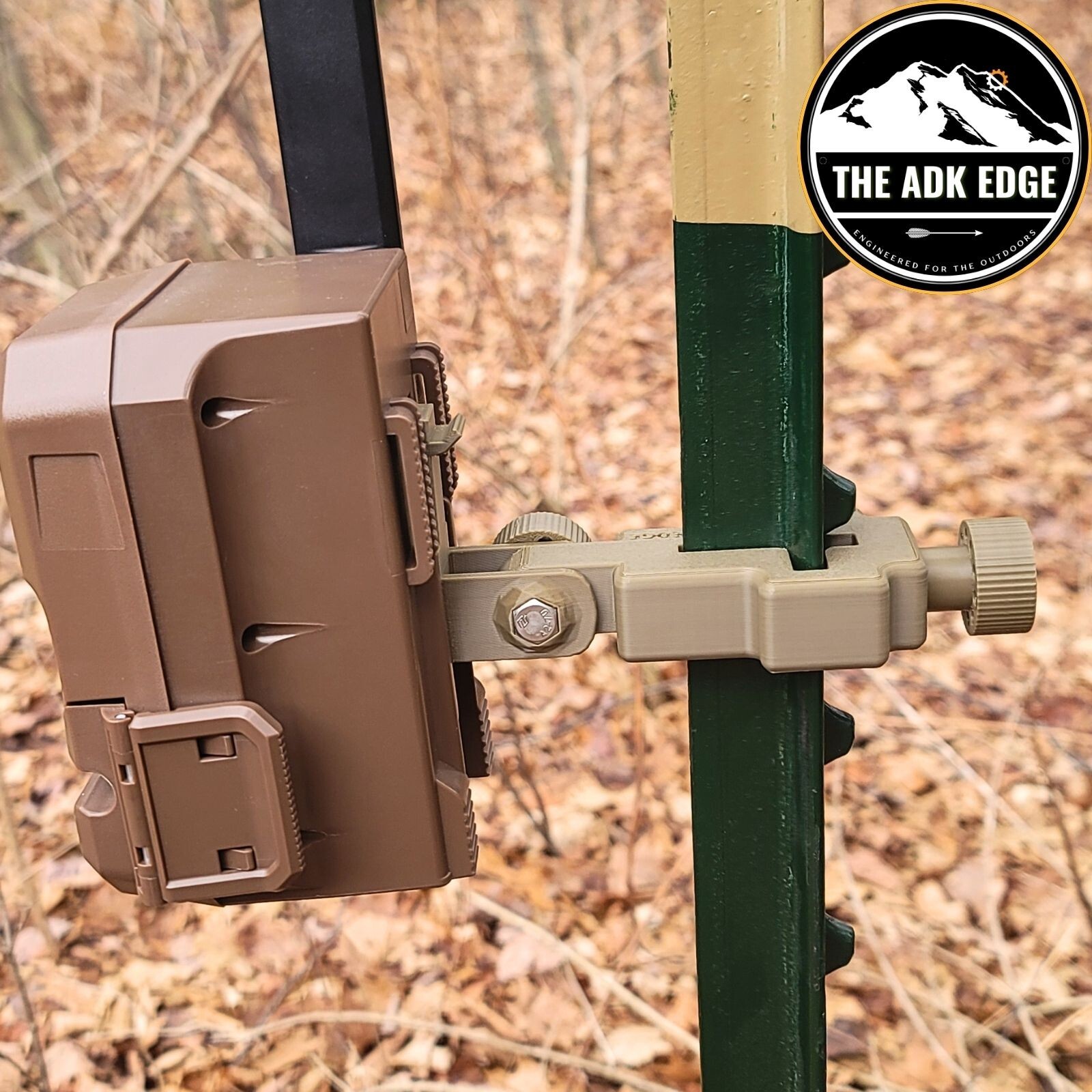 T-Post Moultrie EDGE 2 / 3 / SOLAR Trail Camera Mount – Tool-less, Adjustable