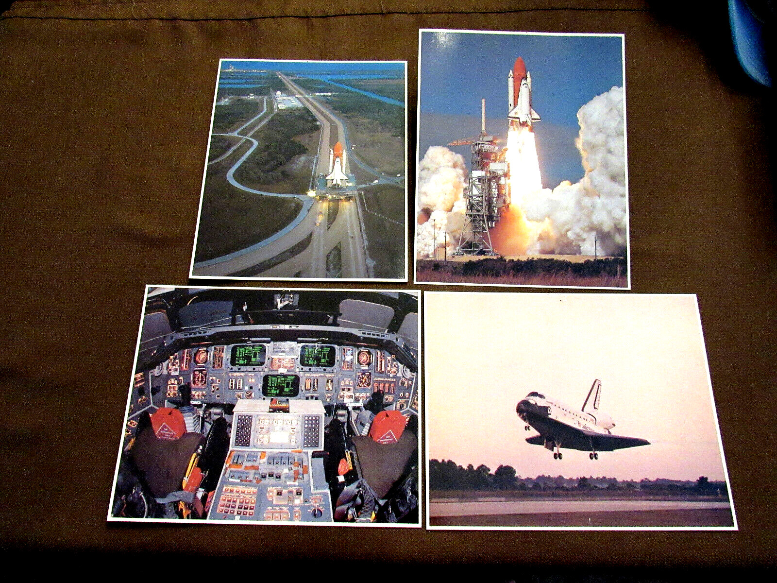 NASA SPACE SHUTTLE MISSIONS ORIGINAL VINTAGE 1990'S COLOR 8 X 10 PHOTOS BEAUTY