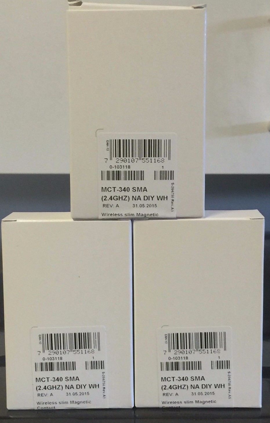 Brand New "3"  Visonic MCT-340 SMA 2.4 GHz Wireless Contact  for Xfinity