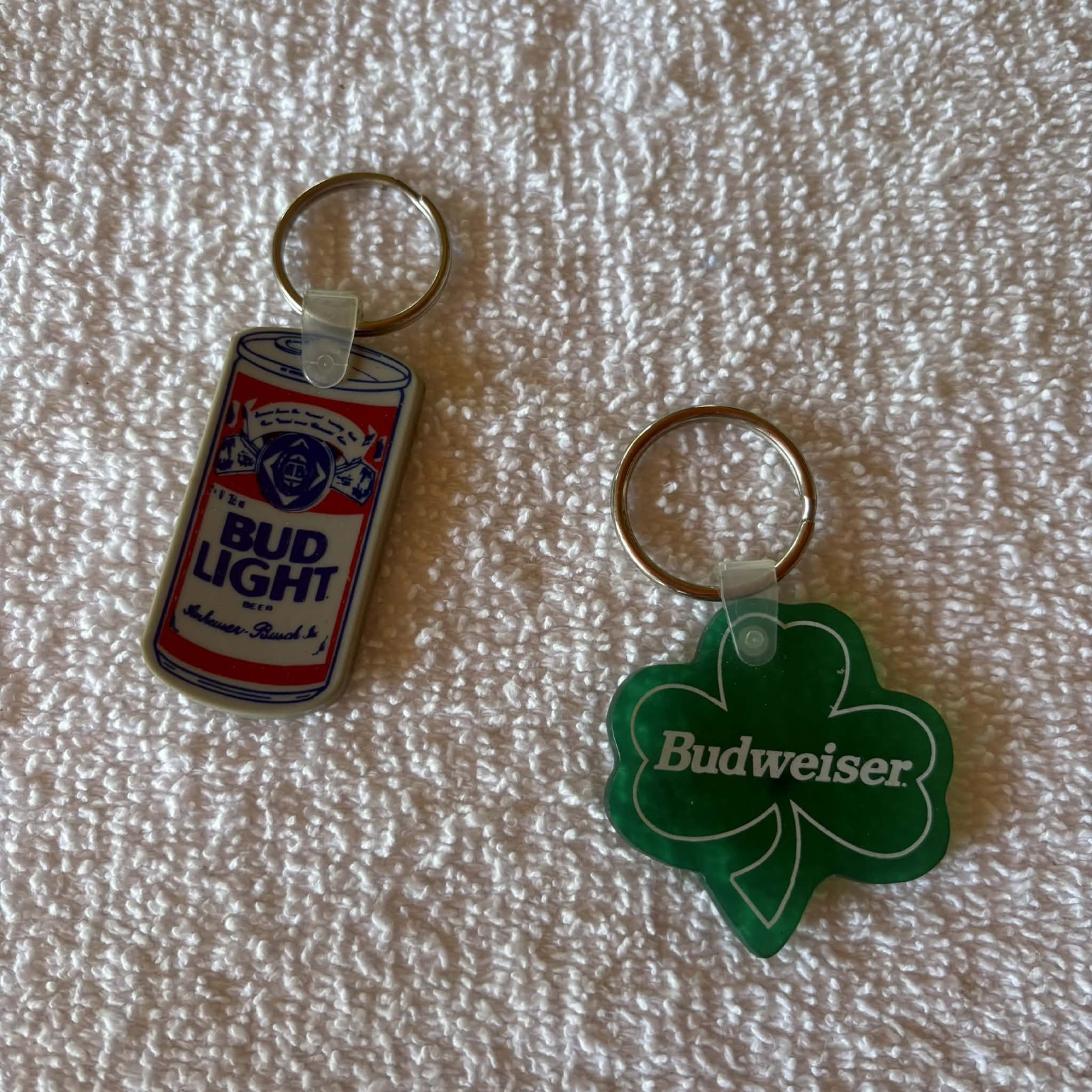 Vintage Anheuser-Busch beer keychains*