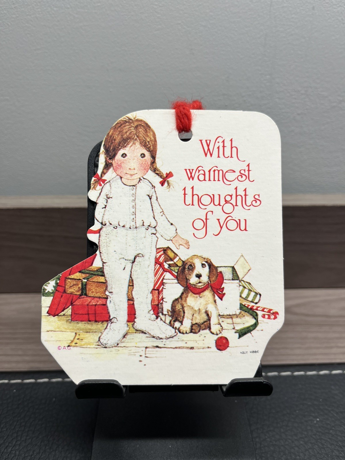 Vintage Holly Hobbie Gift Tag American Greetings Tag