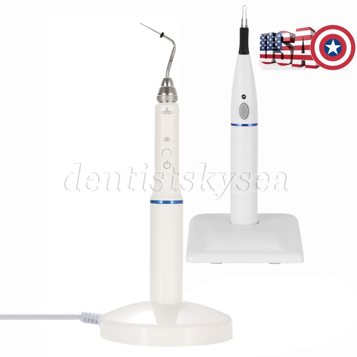 US Dental Gutta Percha Obturation Endo Heated Pen Black /Gutta Percha Gum Cutter