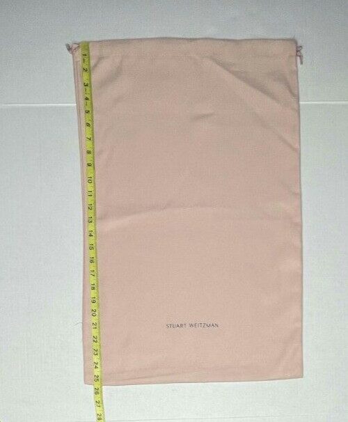 STUART WEITZMAN SHOE OR HANDBAG DUST BAG PINK 25.5x17