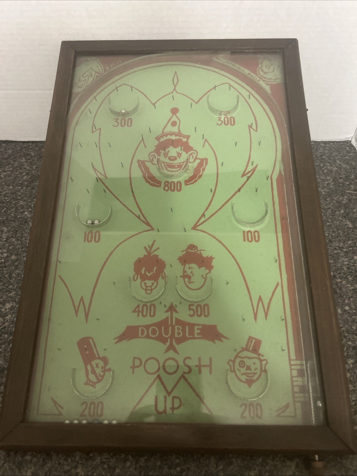 Northwestern  MailBox Company St Louis Mo “Double Poosh Up” PINBALL Game