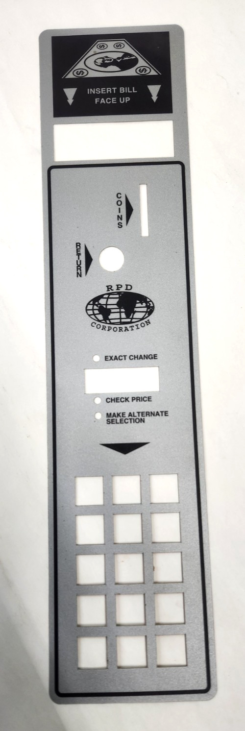 RPD  Vending Machine Keypad Overlay