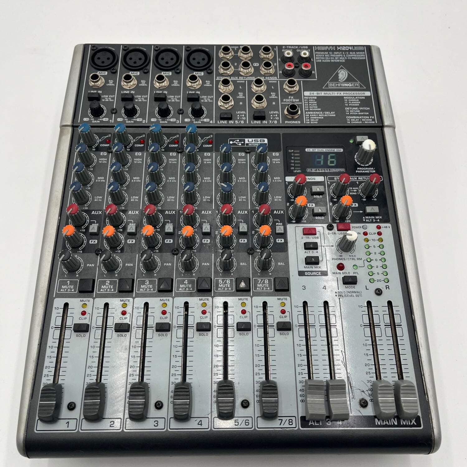 Behringer Xenyx 1204USB Analog Mixer 0601-ACW86-US1 (As Is)