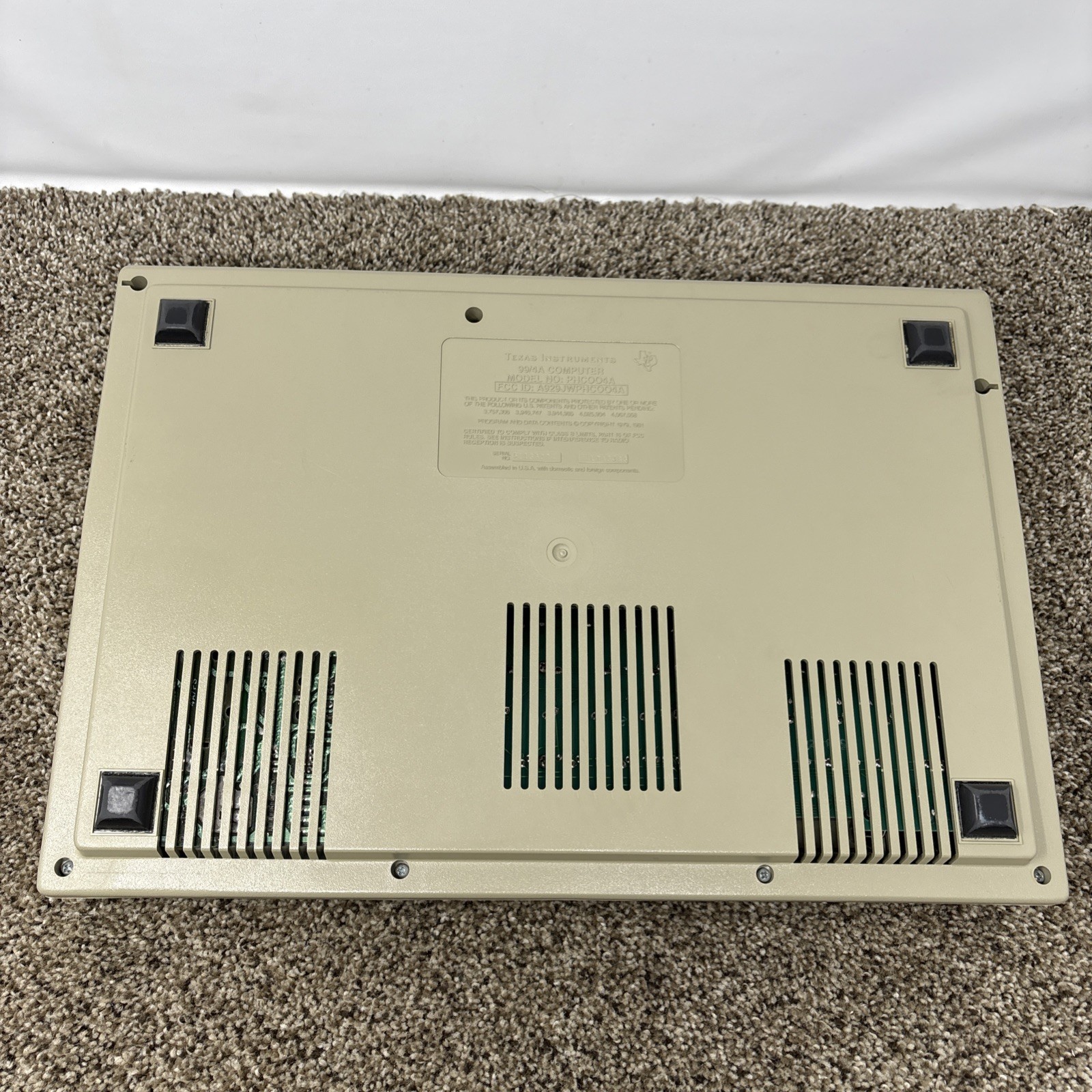 Texas Instruments TI-99/4A Home Computer In Box TESTED W Cables And Games
