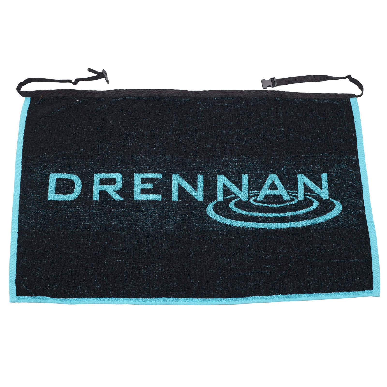 Drennan Apron Towel Black/Aqua Luggage 80cm x 50cm Bait Towel