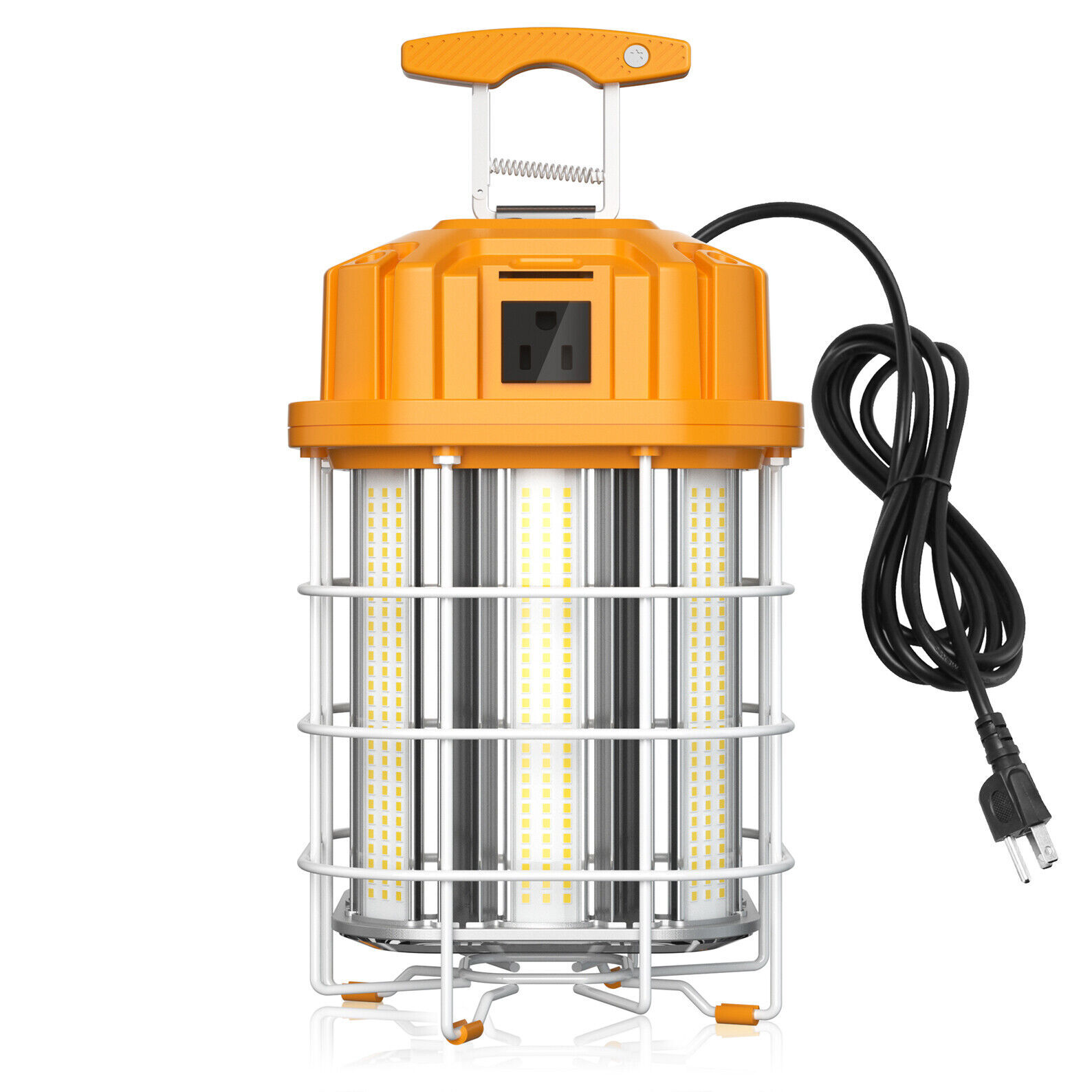 Linkable LED Temporary Work Light 80W Construction Jobsite Hanging Light 11200LM